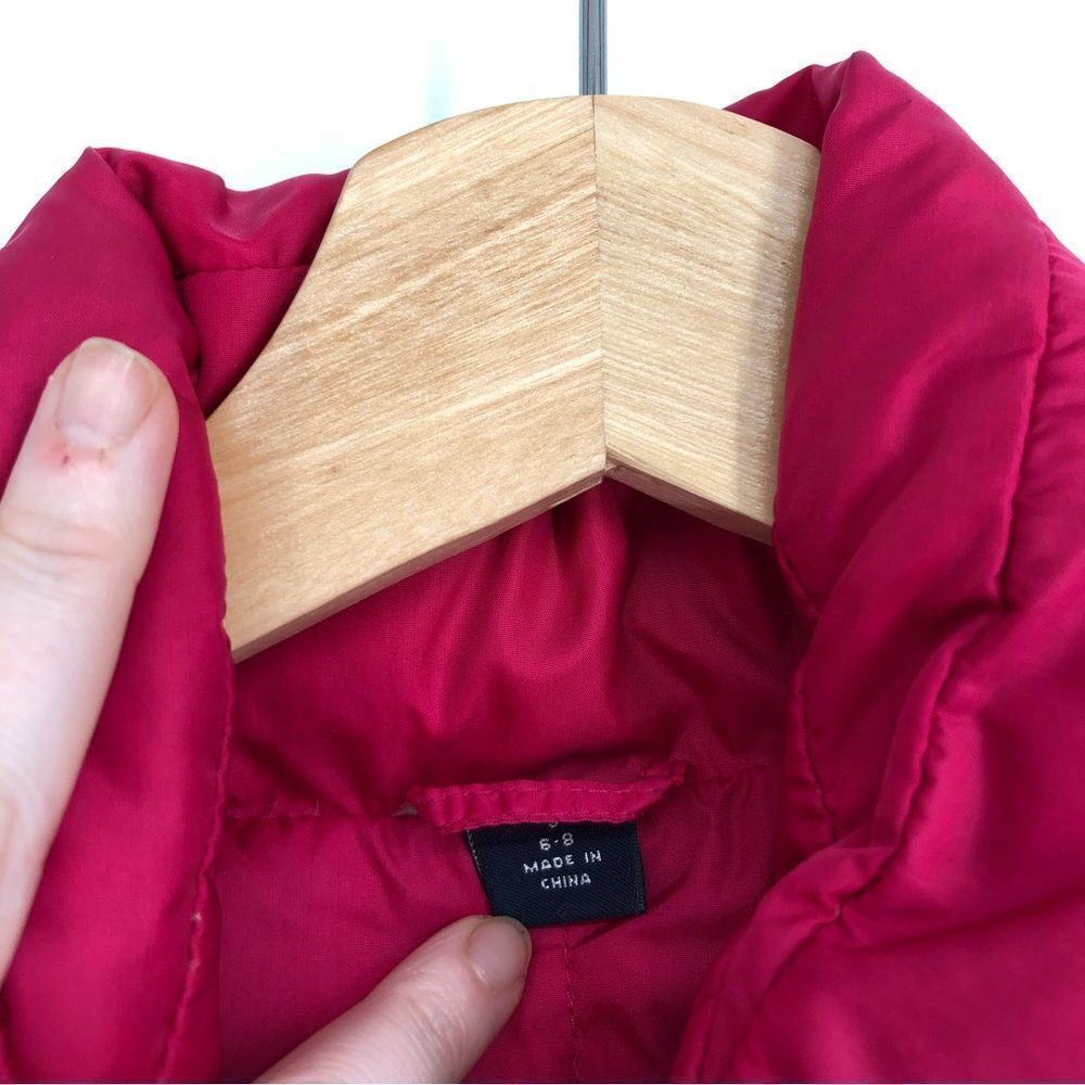 LANDS’ END Down Vest Pink Womens Size Small - Picture 4 of 7